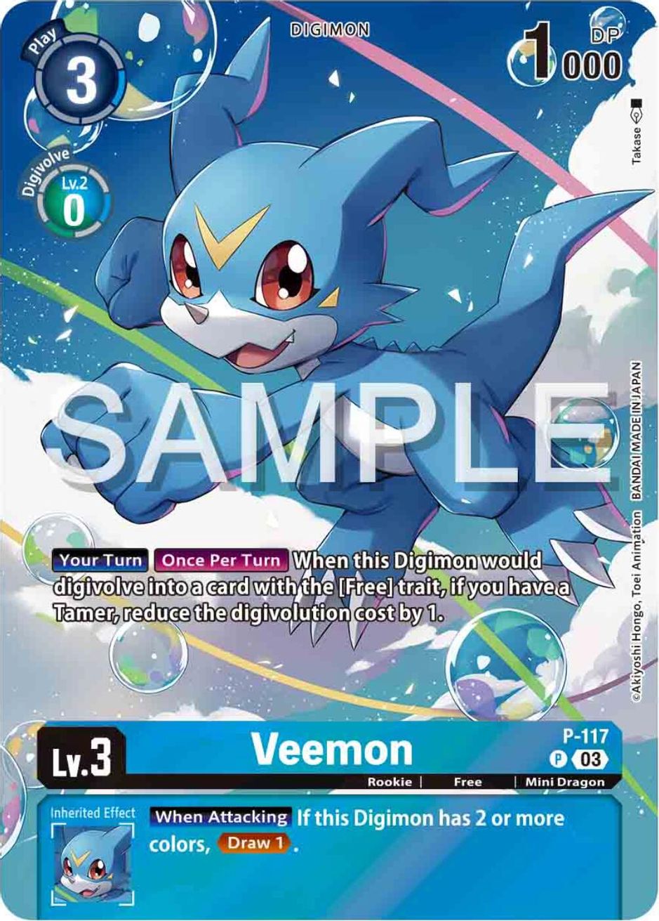 Veemon - P-117 (Digimon Adventure 02: The Beginning Set) - Digimon ...