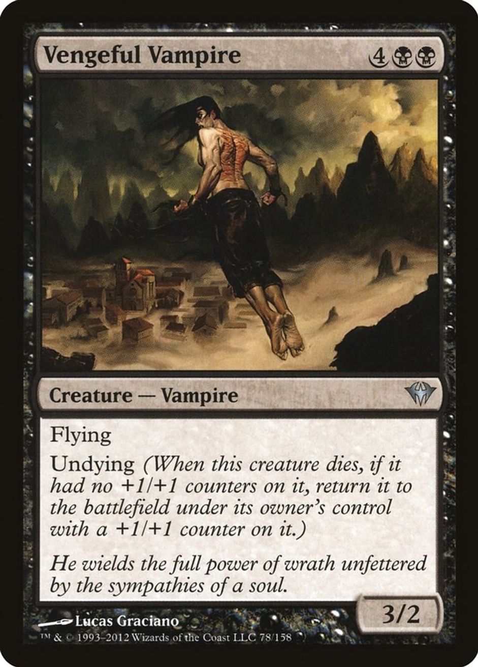 Vengeful Vampire - Dark Ascension - Magic: The Gathering