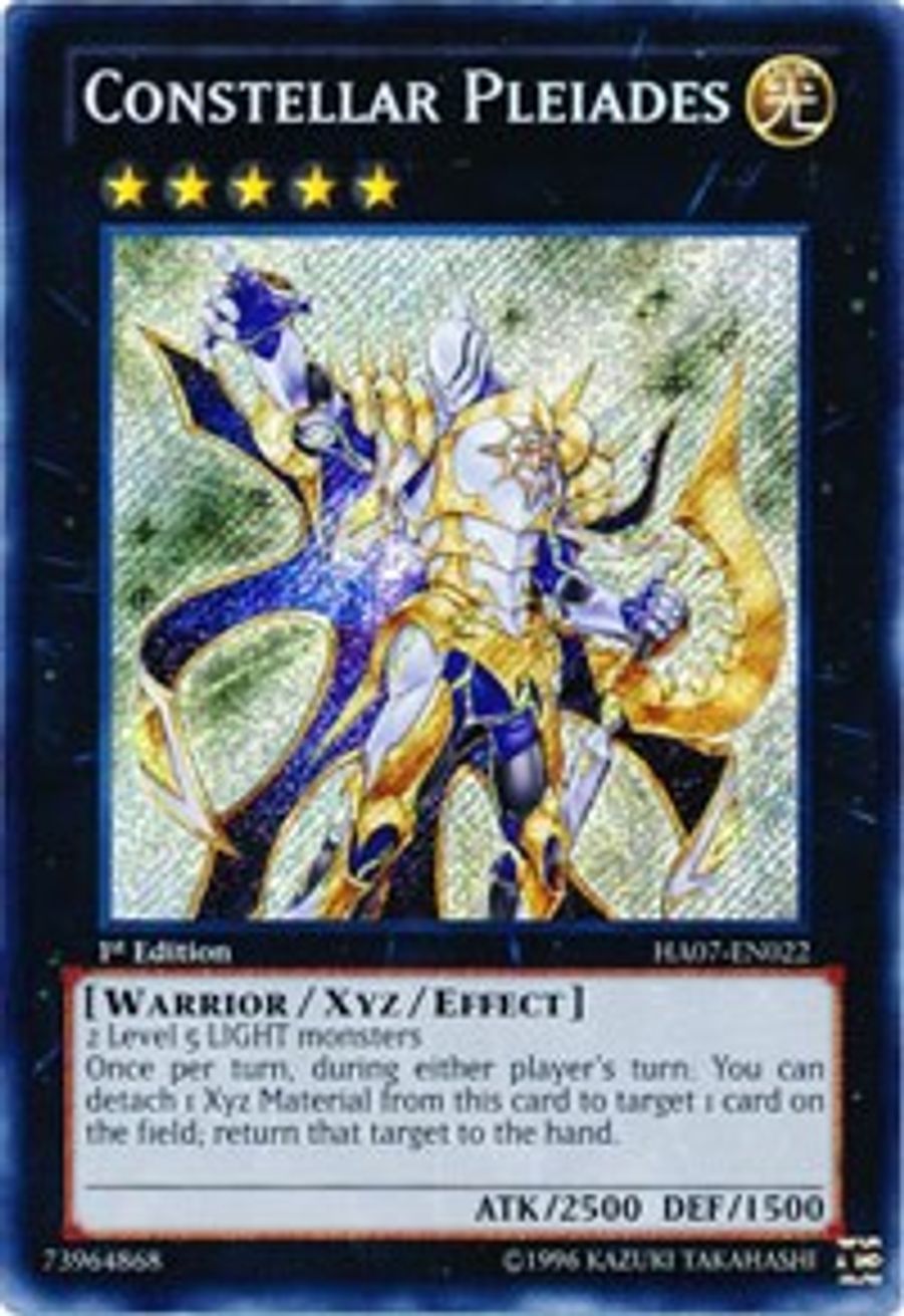 Yu-Gi-Oh! Constellar Pollux Trading Card – HA07-EN008, Super Rare 1st Edition, Hidden Arsenal 7 - View #5