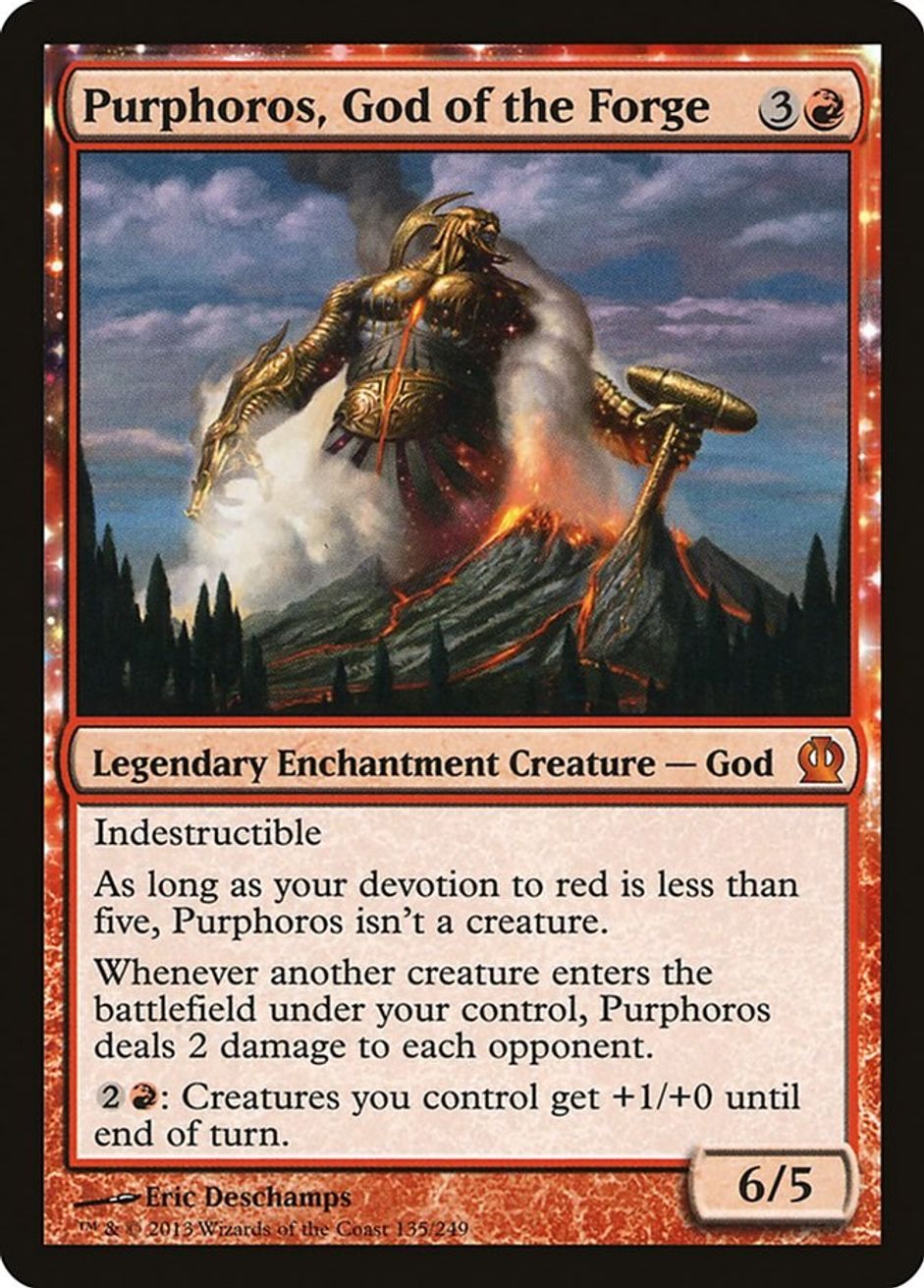 Purphoros, God of the Forge - Theros - Magic: The Gathering