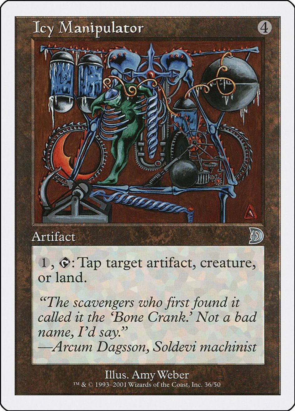 Icy Manipulator Deckmasters Garfield vs Finkel Magic The Gathering