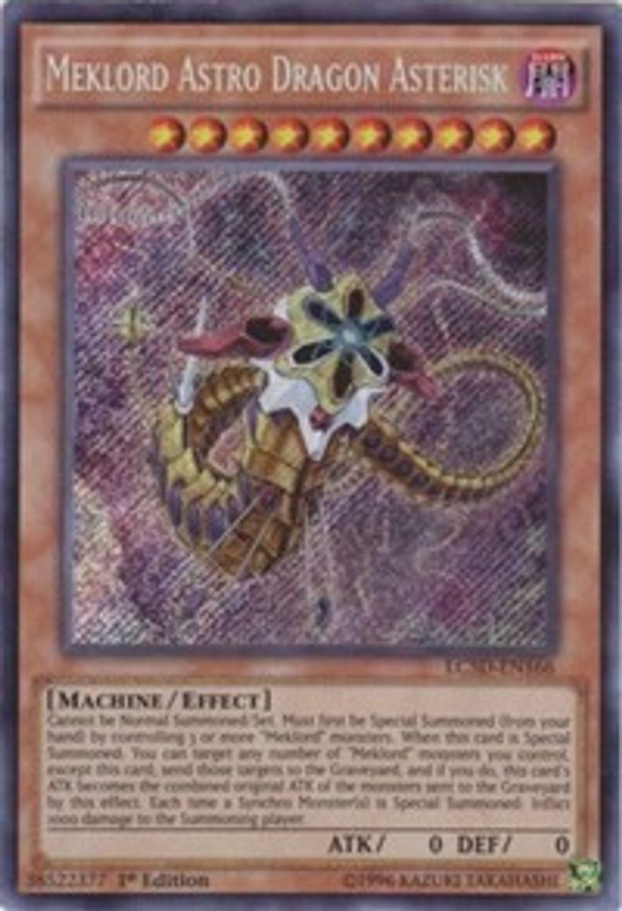 Carta Yu-Gi-Oh! Meklord Astro Dragon Triskelion - Ultra Rara, 1ª Edición, LED7-EN016