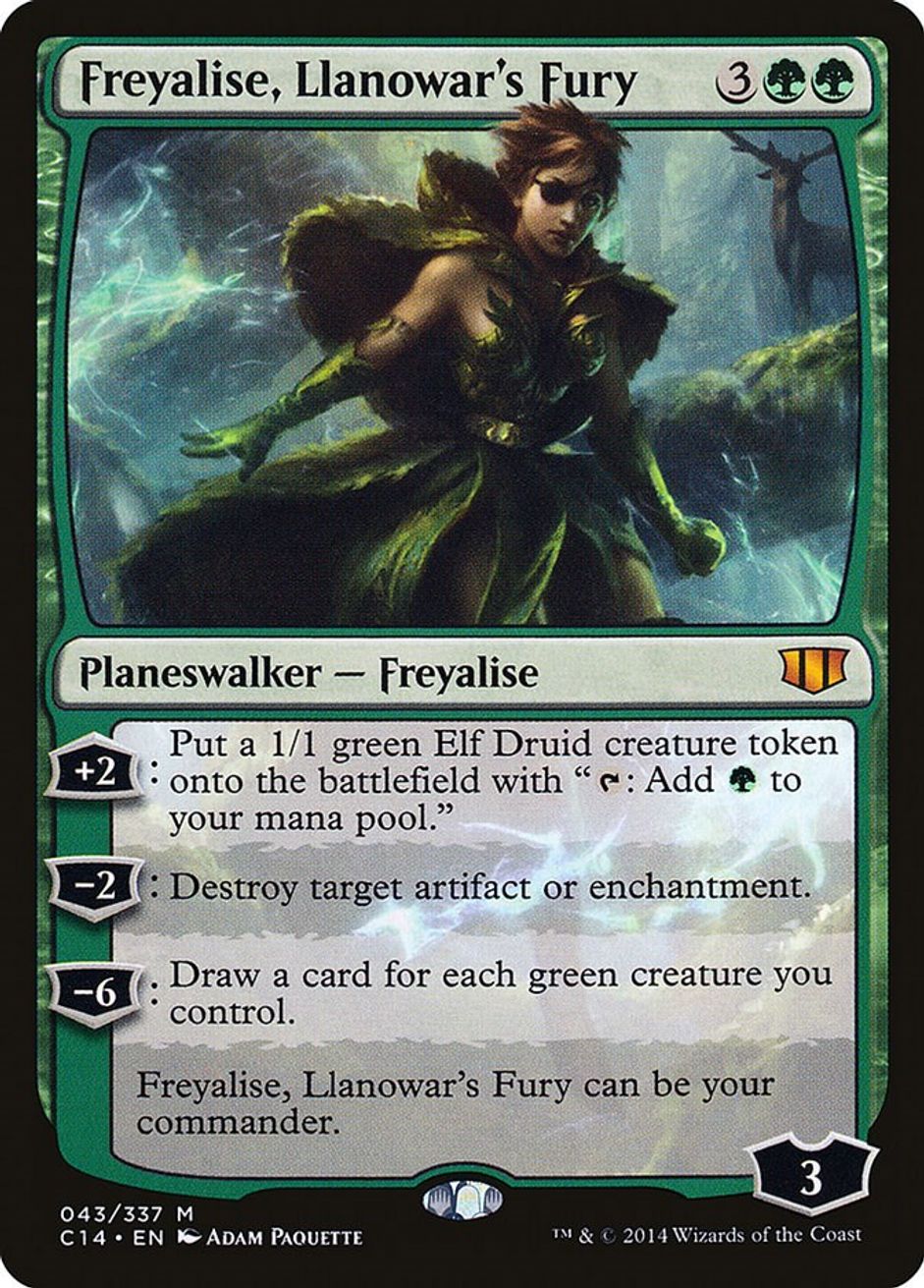 Freyalise, Llanowar's Fury - Commander 2014 - Magic: The Gathering