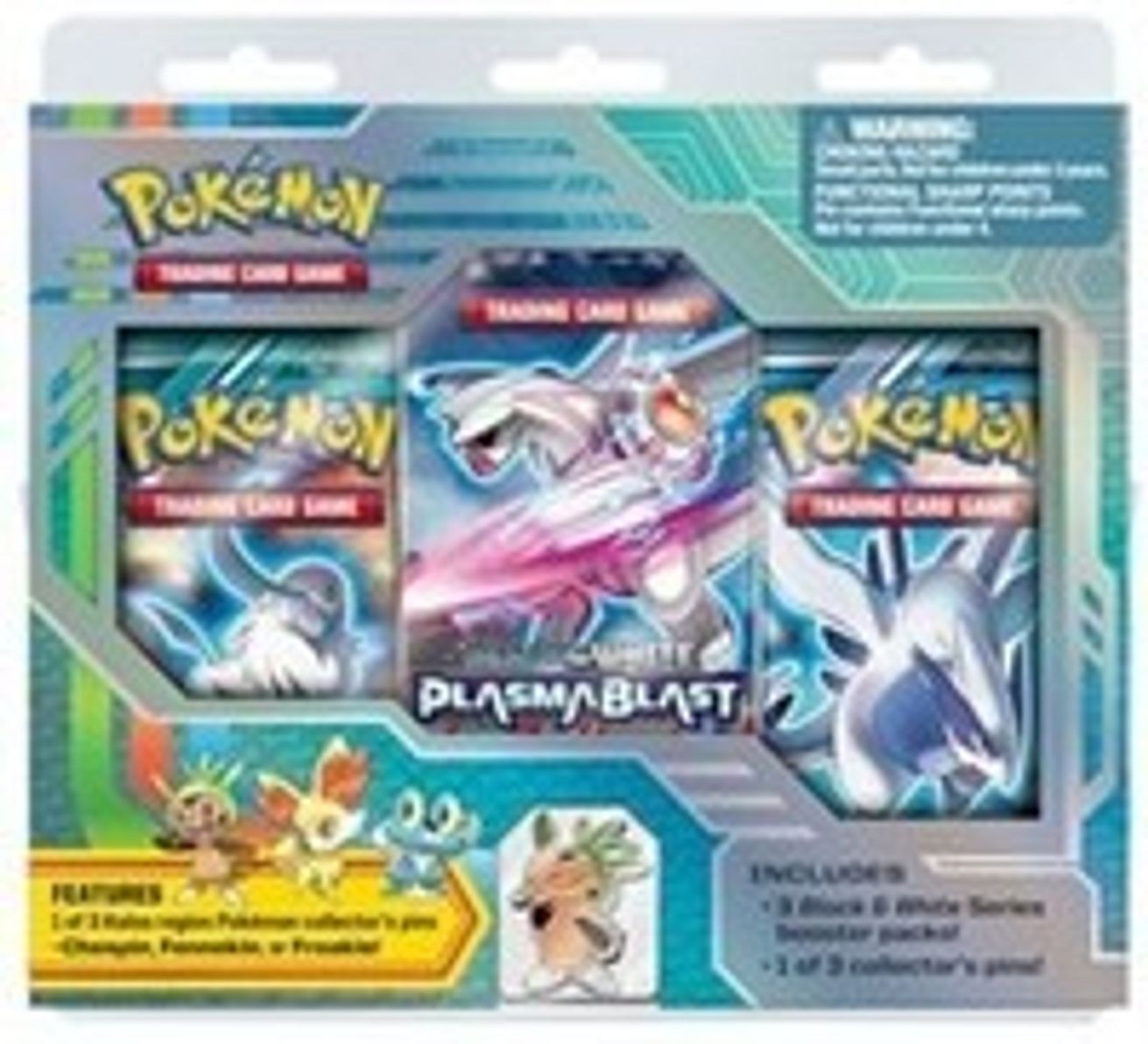 Collectors Pin Three Pack Blisters Xy Base Set Pokemon