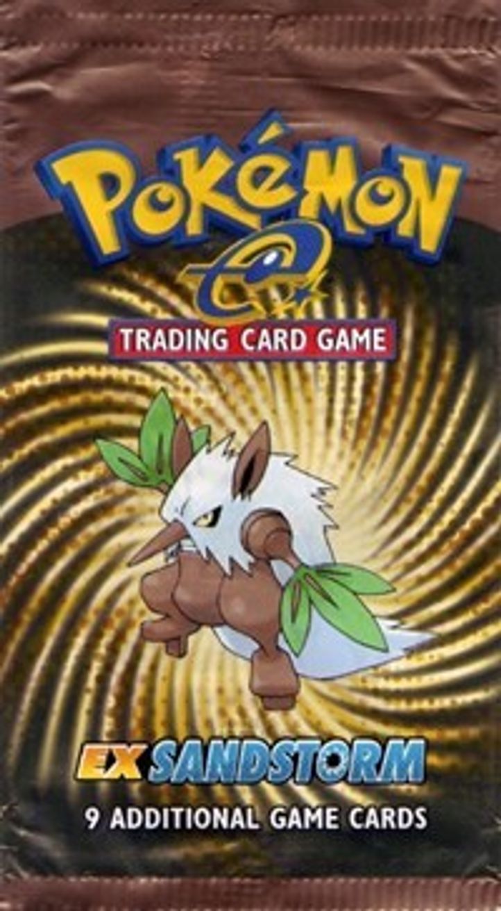 Sandstorm Booster Pack Sandstorm Pokemon