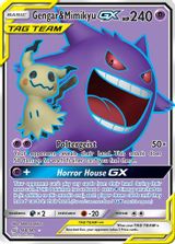 Gengar & Mimikyu GX Full Art PSA grading
