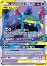 Muk & Alolan Muk GX Full Art PSA grading