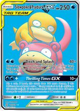 Slowpoke & Psyduck GX Full Art PSA grading