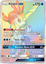 Keldeo GX Secret Full Art PSA grading