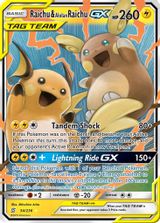 Raichu & Alolan Raichu GX PSA grading