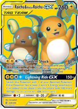 Raichu & Alolan Raichu GX Full Art PSA grading