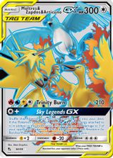 Moltres & Zapdos & Articuno GX Full Art PSA grading