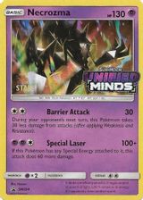 Necrozma-Holo Unified Minds Prerelease-Staff PSA grading