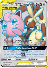 Mega Lopunny & Jigglypuff GX Full Art PSA grading