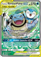 Blastoise & Piplup GX Full Art PSA grading