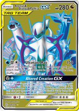 Arceus & Dialga & Palkia GX Full Art PSA grading