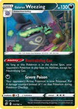 Galarian Weezing-Holo PSA grading