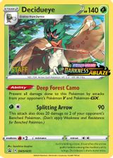 Decidueye-Holo Prerelease-Staff PSA grading