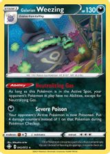 Galarian Weezing-Holo PSA grading