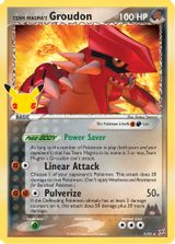 Team Magma's Groudon-Holo PSA grading