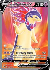 Hisuian Typhlosion V Full Art PSA grading