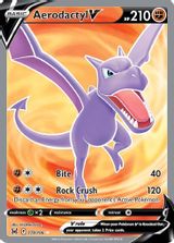 Aerodactyl V Full Art PSA grading