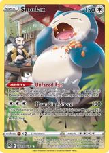 Snorlax Full Art PSA grading