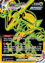 Rayquaza Vmax Full Art PSA grading