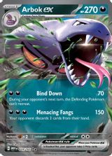 Arbok EX PSA grading