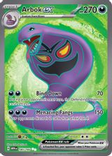 Arbok EX Ultra Rare PSA grading