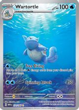 Wartortle Illustration Rare PSA grading