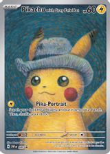 Pikachu With Grey Felt Hat Pokemon X Van Gogh PSA grading