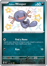 Paldean Wooper Shiny Rare PSA grading