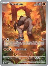 Terrakion Illustration Rare PSA grading