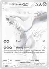 Reshiram EX Black White Rare PSA grading