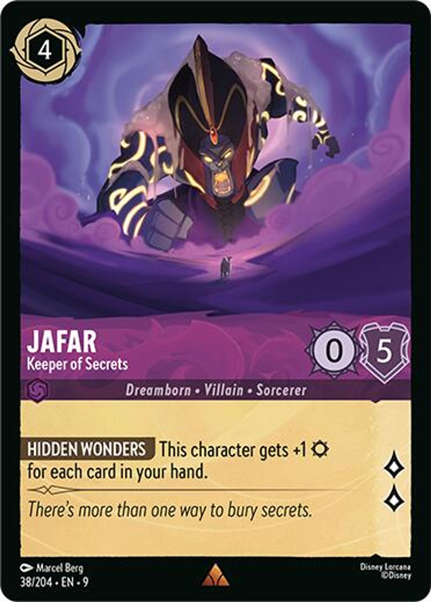 Jafar - Keeper of Secrets card