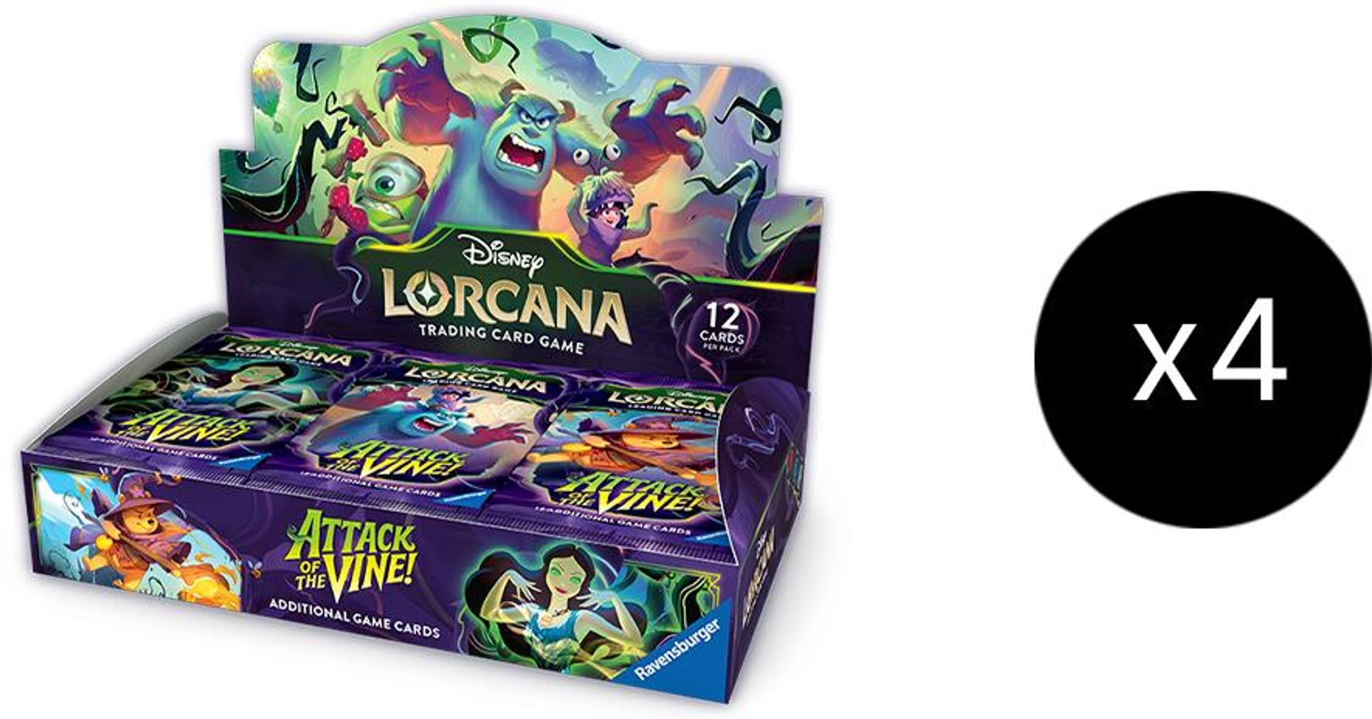 その他 Disney Lorcana Attack of the Vine BOX Disney Lorcana: Attack of the Vine! Booster Box Case (Attack of