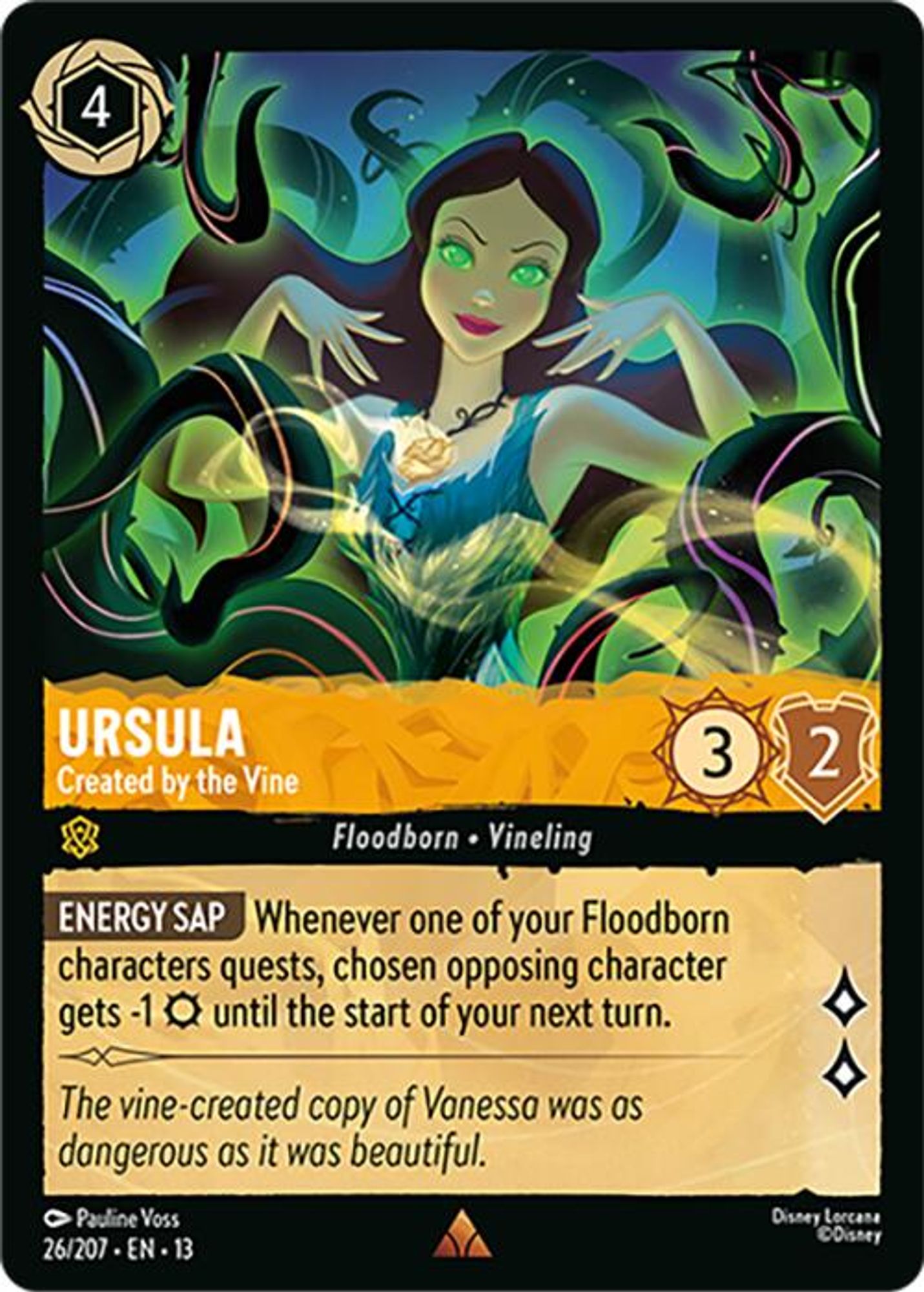 Ursula - Created by the Vine card