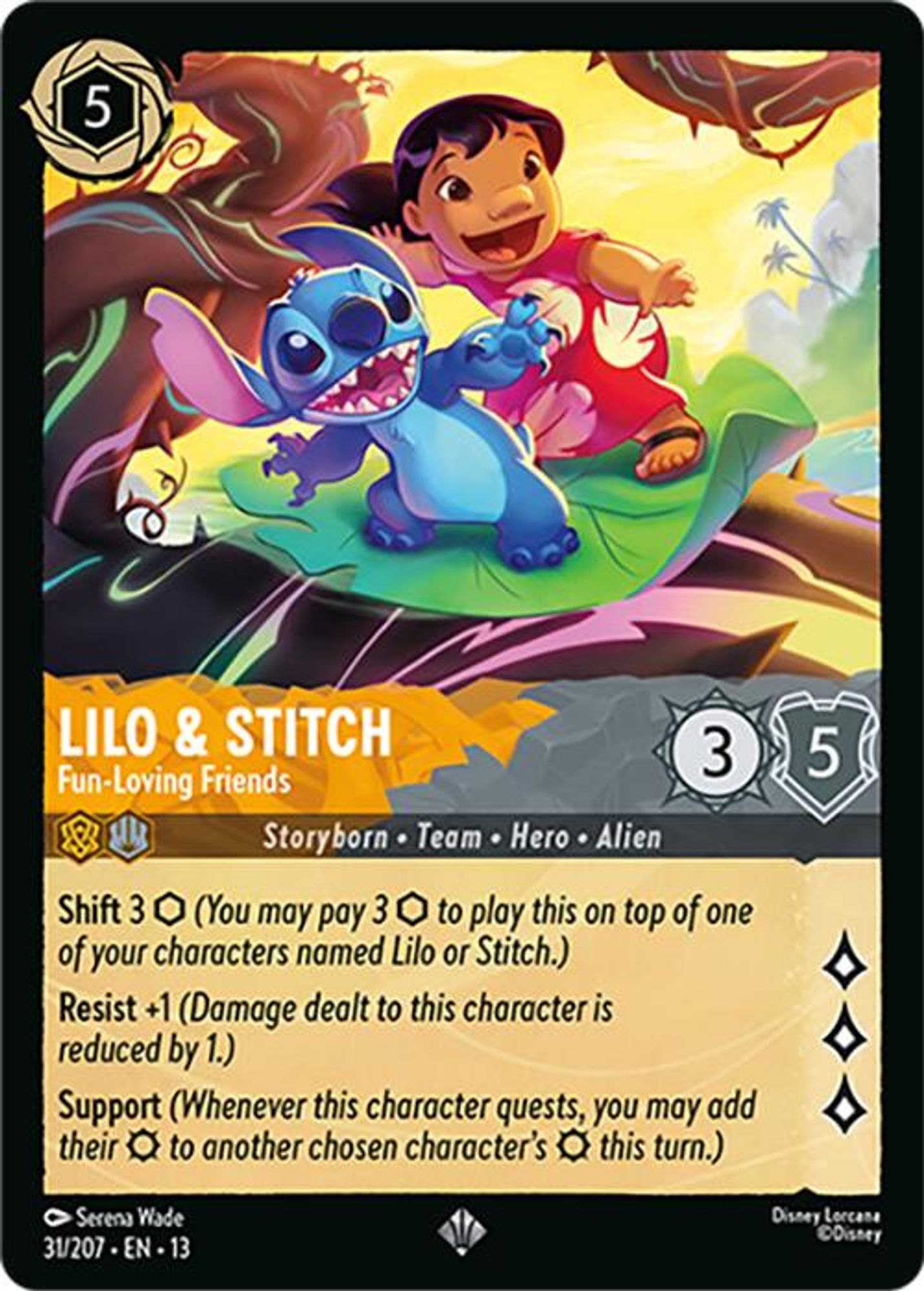 Lilo & Stitch - Fun-Loving Friends card
