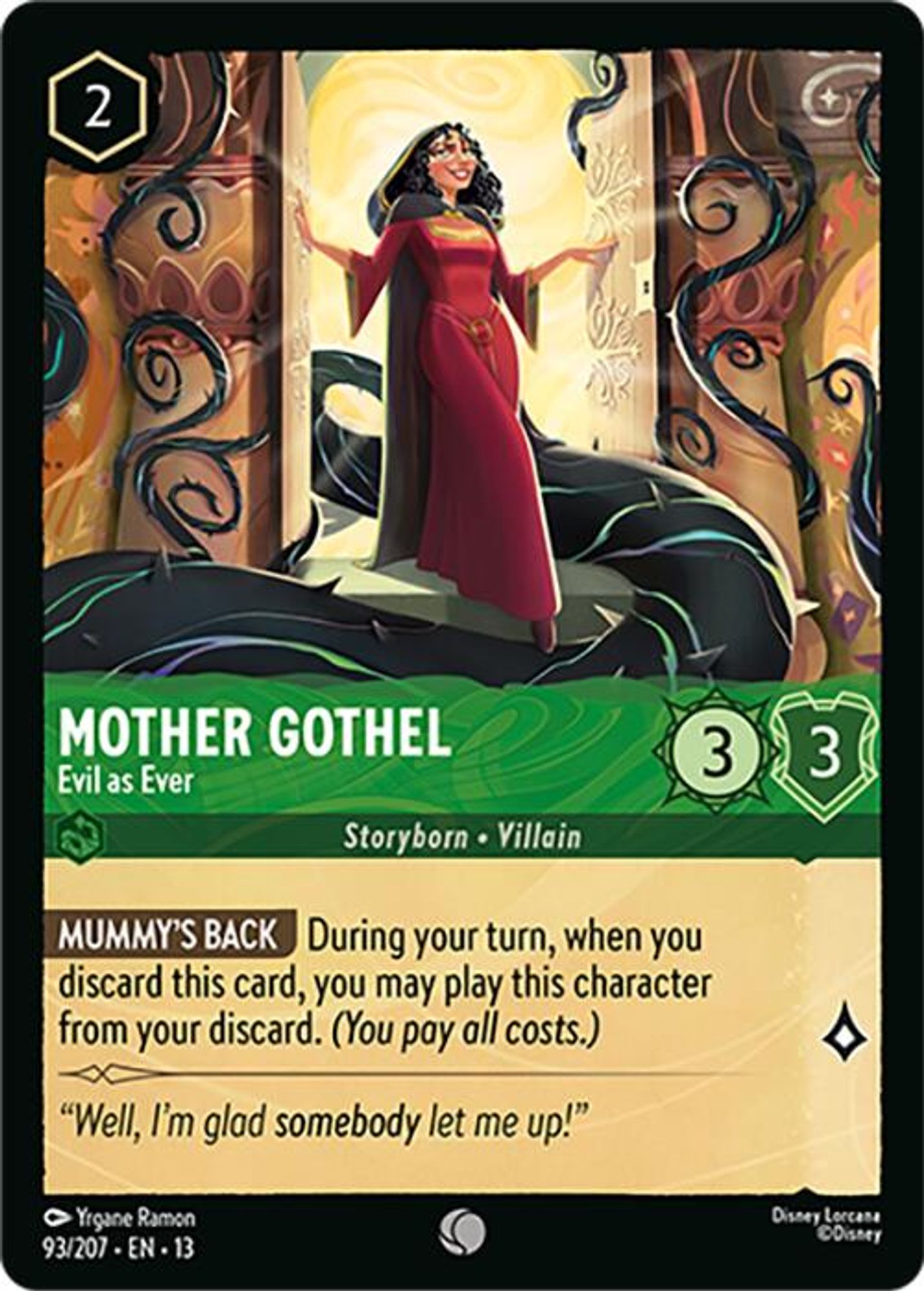Mother Gothel - Evil as Ever card