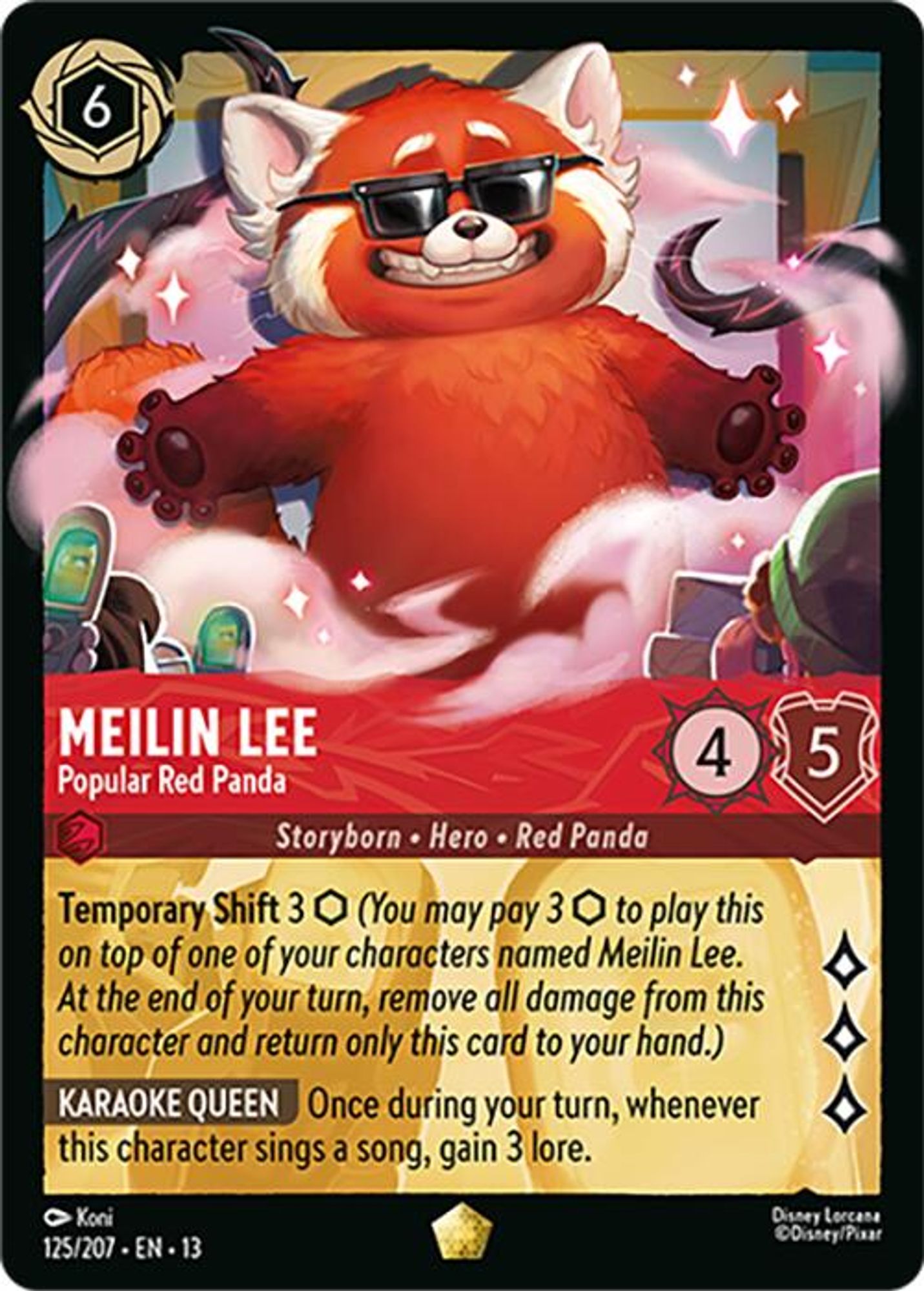Meilin Lee - Popular Red Panda card