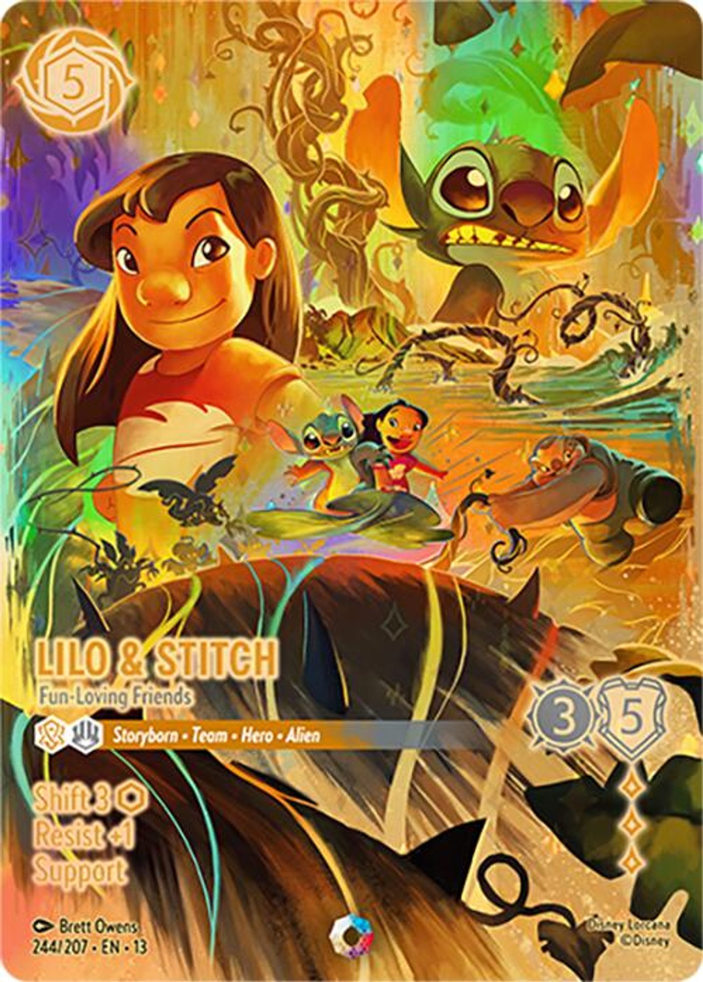 Lilo & Stitch - Fun-Loving Friends (Iconic) card