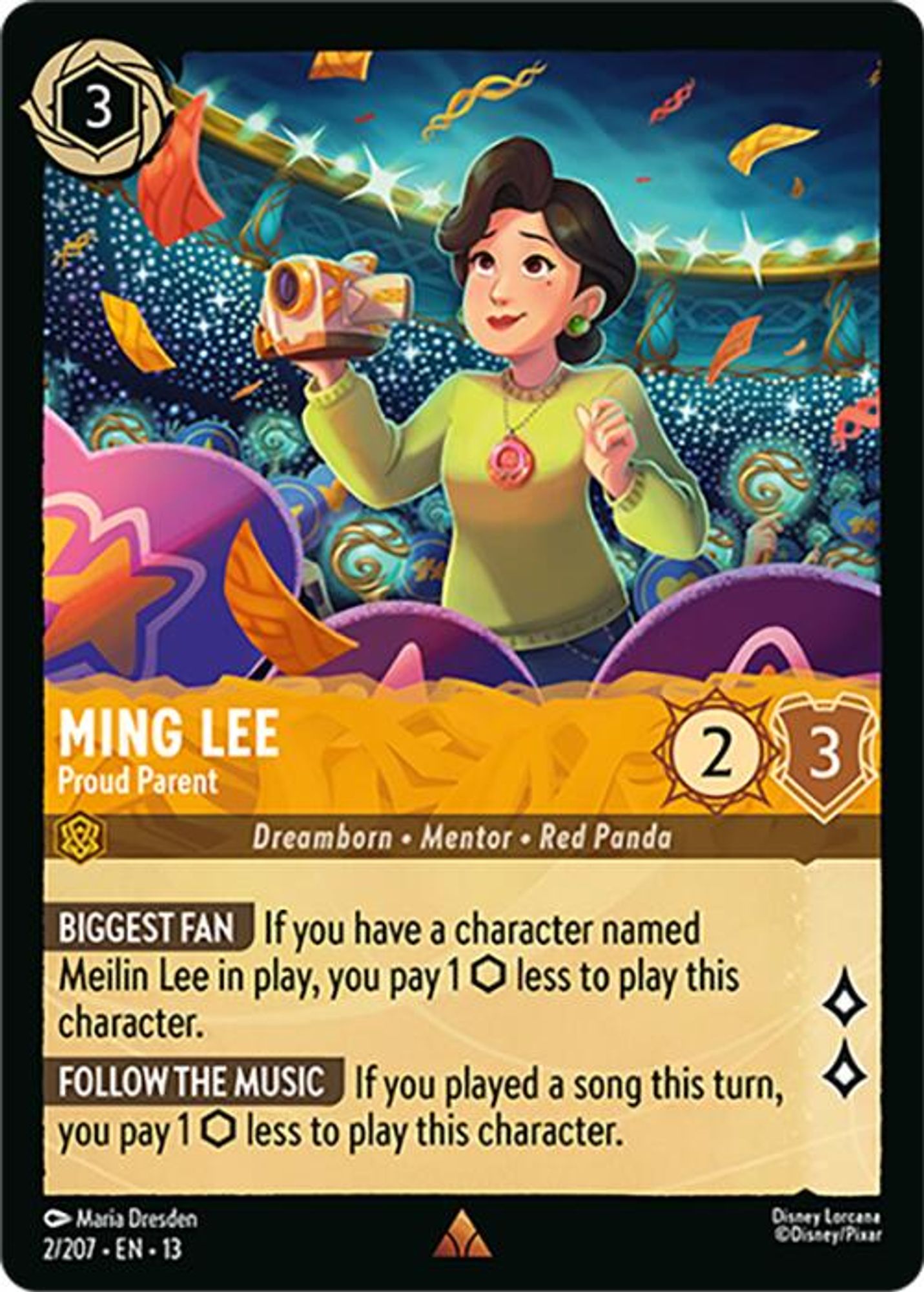 Ming Lee - Proud Parent card