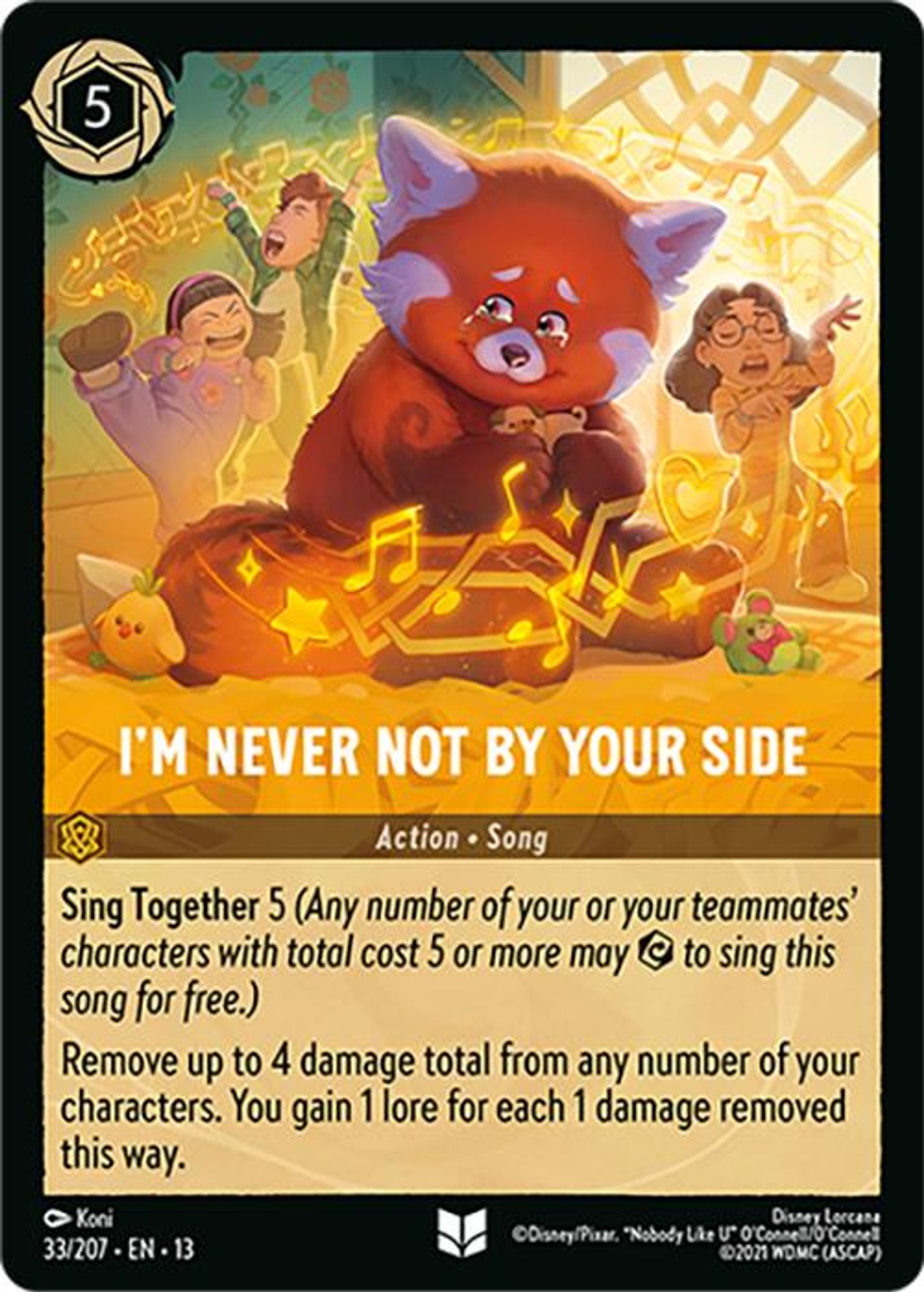 I'm Never Not by Your Side card