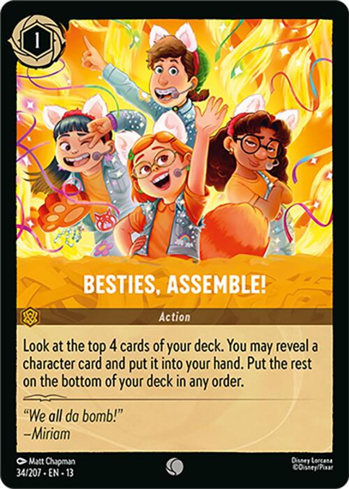 Besties, Assemble! card