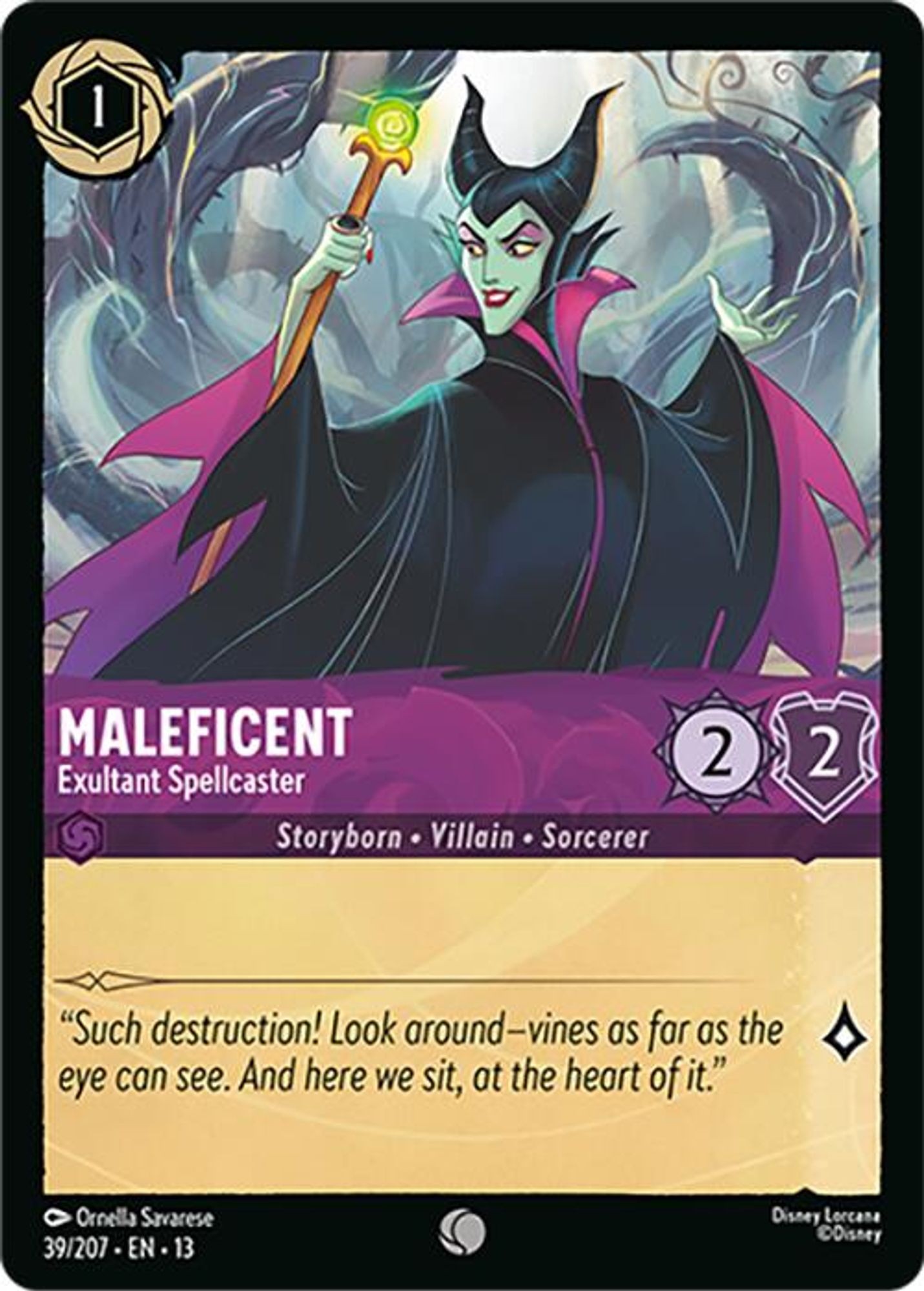 Maleficent - Exultant Spellcaster card