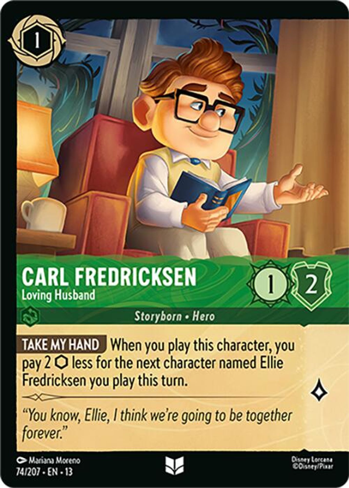 Carl Fredricksen - Loving Husband (Foil) card