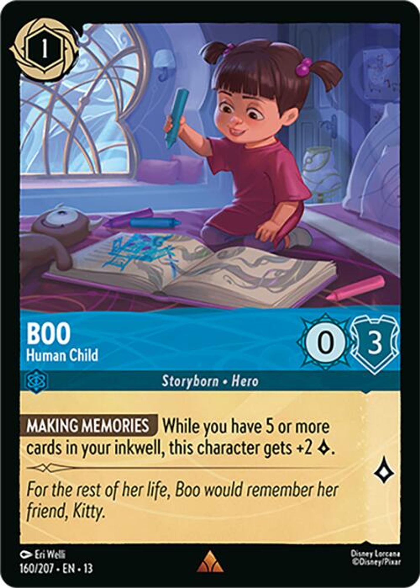 Boo - Human Child card