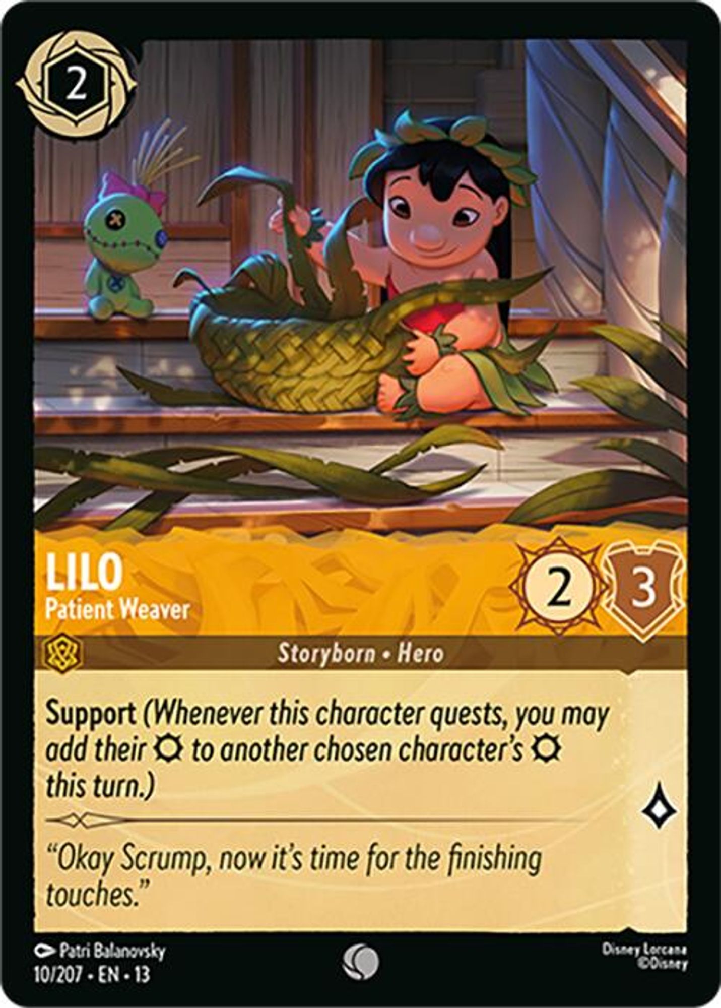 Lilo - Patient Weaver card