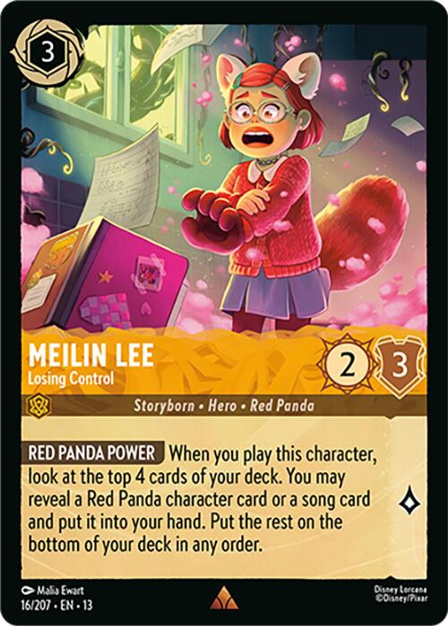 Meilin Lee - Losing Control card